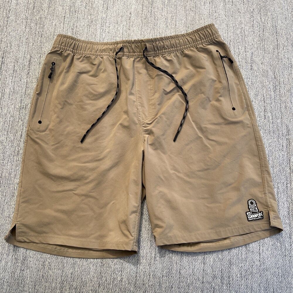 Rip Curl The Search Volley Shorts Mens Khaki 8 Inseam Beach Surf Swim Casual Med
